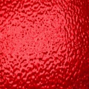 Textured red epoxy polyester powder coating
